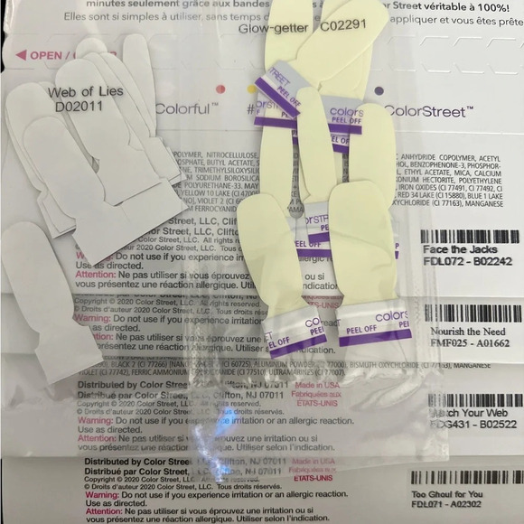 4 sets of retired Halloween Color Street nail strips plus extras 🎃 - Picture 2 of 4